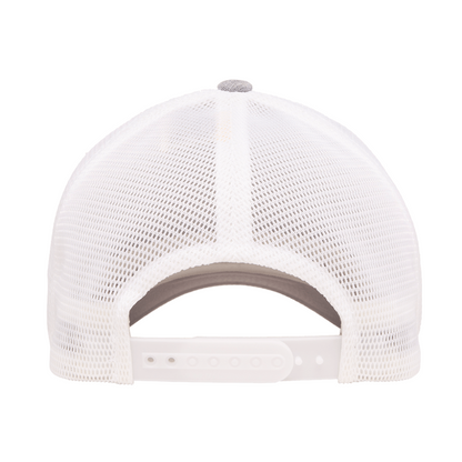 Flexfit 110 Hat - Silver Melange/White